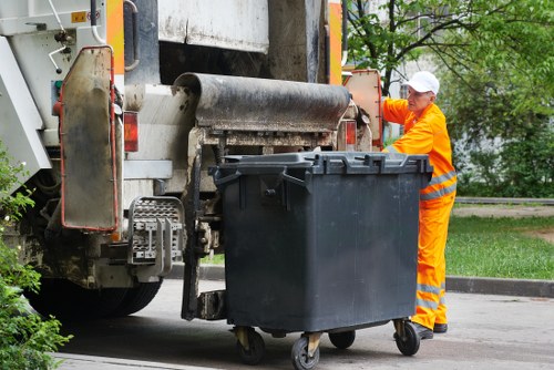Variety of items being cleared from a home